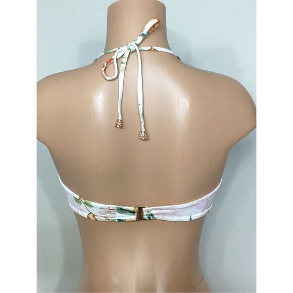 New. Isabella Rose floral bandeau bikini top. Retails $80. Small - Picture 5 of 8